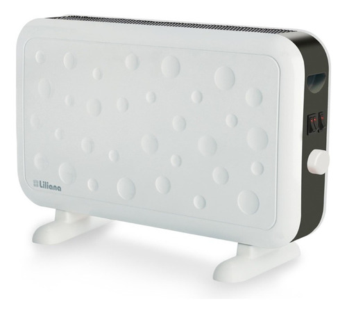 Calefactor Liliana Cfb17 Convector Con Forzador Color Blanco