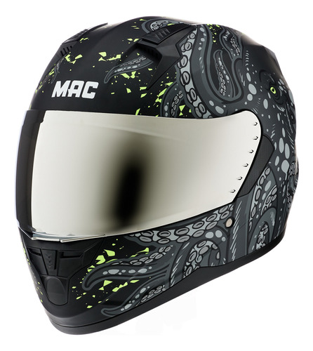 Casco Mac Bass Octupus Bk/gy Mt Edicion Limitada