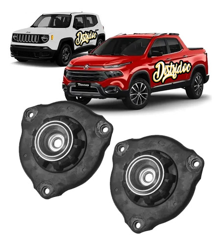 Kit X 2 Cazoleta Delantera Jeep Renegade Compass Fiat Toro