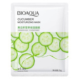 10 Mascarillas Faciales De Pepino Bioaqua Hidratación 25g