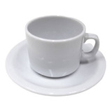 Taza De Cafe Con Plato Porcelana Bazar Vajilla Tsuji 450