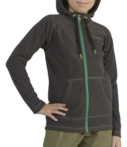 Campera Micropolar C/capucha Niño, Trevo