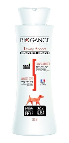 Shampoo Tawny Apricot 250 Ml (para Pelos Cafe), Biogance.