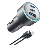 Cargador De Coche Anker Usb-c, Cargador Rápido Compacto De 3