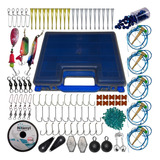 Kit Caja Organizador Grande Pesca Variada Completa Cucharas