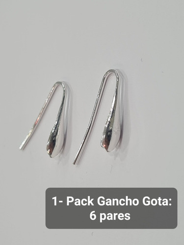 Gancho Para Aro De Plata - Pack Por Mayor