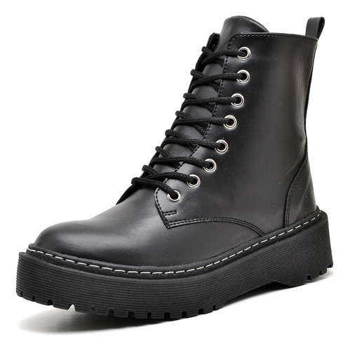 Bota Tratorado Coturno Feminino Marrom Original Dubuy