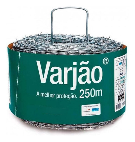 Arame Farpado 250m F14 Varjão Belgo