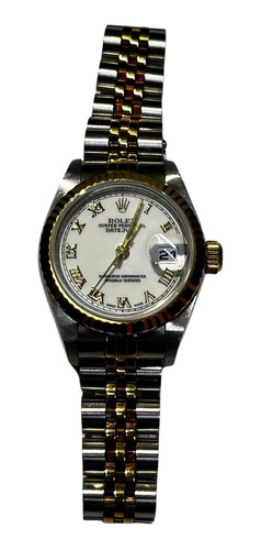  Rolex Dama Datejust Oystel Perpetual Combinado Acero Y Oro 