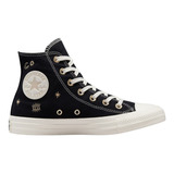 Tenis Converse Chuck Taylor Bota Negra/estampado