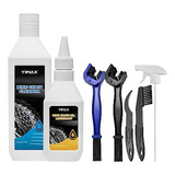 Kit De Limpieza De Cadena De Bicicleta, 500ml Lubricante Y S