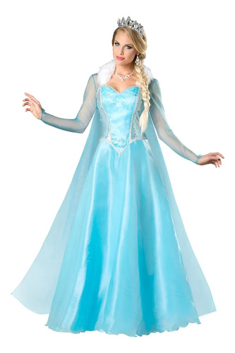Yi Frozen 2 Ana Cosplay Adulto Elsa Princesa Vestido Conjunto De 4 | Meses sin interés