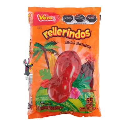 Caramelos Rellerindos Vero Sabor Chamoy Sandía Bolsa 65 Piezas | Meses sin interés
