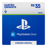 Cartao Playstation Psn Gift Card Br R$ 35 Reais