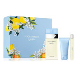 Dolce & Gabbana Light Blue Mujer Edt 100ml Set Crema + Viaje