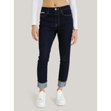 Jeans Skinny Soft Con Logo Azul Tommy Hilfiger