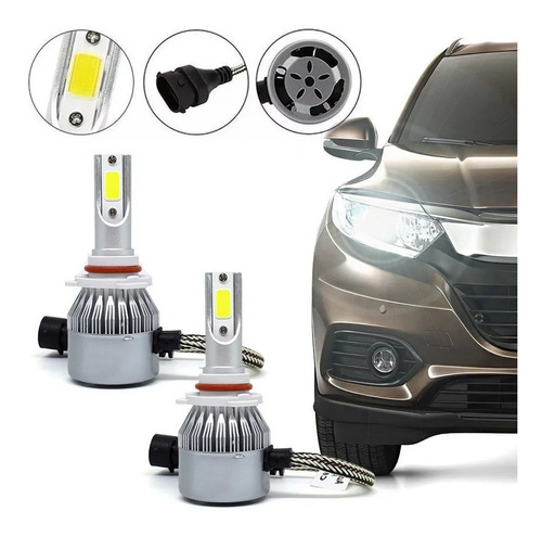 1 Par Lampada Led Automotiva H1 H4 H7 H11 Xenon 8200 Lumens