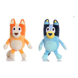 Kit 2 Pelúcias Bluey E Bingo Disney Junior 25cm