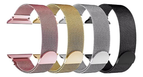 Pulseira Magnética Aço Compatível Com Apple Watch 42mm