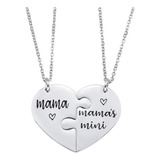 Nanafast Juego De 2 Collares Para Madre E Hija, Ajustable, D