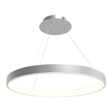 Colgante Lampara Circular Aro Negro Interior Led Saturno Gsg