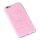 Funda Kitty Tipo Piel Para iPhone