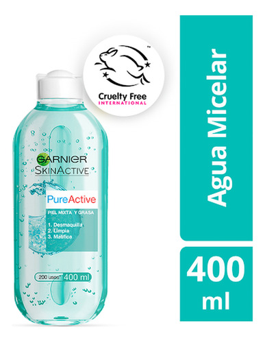 Agua Micelar Garnier Pure Active