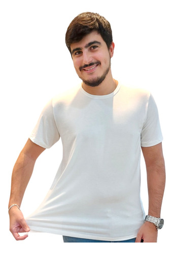 Camiseta Básica Tech Print Rip Tshirt Modal Liocel Anti Odor