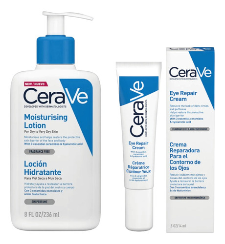 Skincare Diario Básico Para Piel Seca Cerave 2 Pack