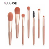 Set De 7 Brochas Para Maquillaje Profesional