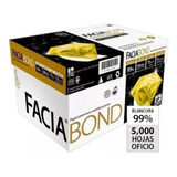 Papel Facia Bond Blanco Carta - Caja Con 5,000 Hojas