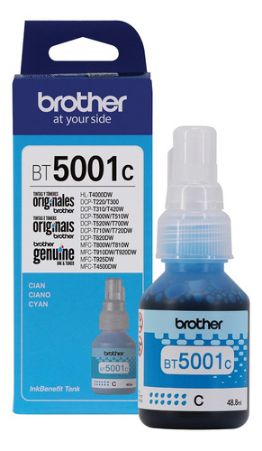  Botella De Tinta Brother Original Bt5001 C,m,y, Btd60bk