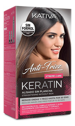 Alisado Kativa Sin Plancha Xtreme Care 150ml Anti-frizz