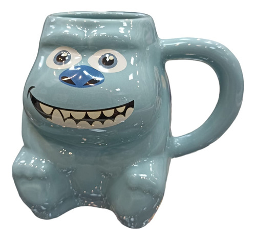 Taza Mike Wazowski Monsters Inc. Con Forma Y Tapa