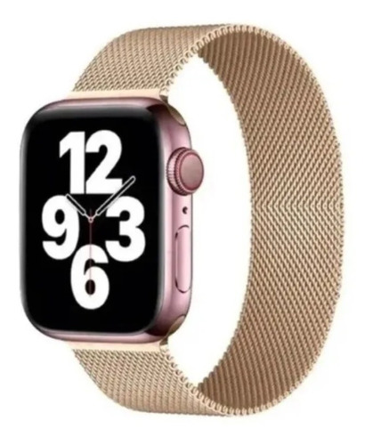 Correa Metalica Para Apple Watch Todos Los Modelos Mágnetica