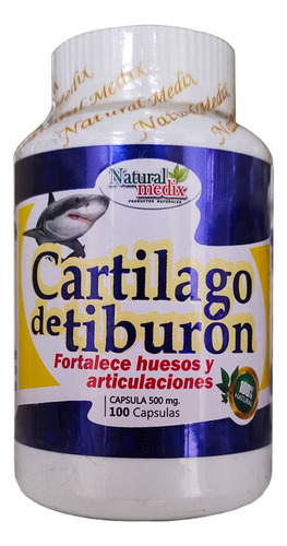 Cartilago De Tiburon X100 Caps - Unidad a $299
