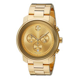 Reloj Para Hombre Movado 3600278 Cronógrafo, Cuarzo, 44mm