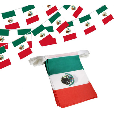 México Cuerdas Banderas Banderines 10 Meters 30 Banderas | MercadoLibre