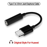 Cable Adaptador Usbc A Jack3.5mm Para Huawei Xiaomi Samsung