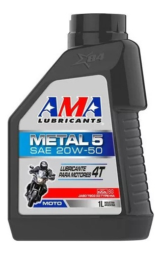 Aceite Lubricante Ama Metal 5 4t 20w 50 Motos