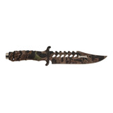 Cuchillo Tactico De Hoja Fija Camuflaje Mendoza Mc-004