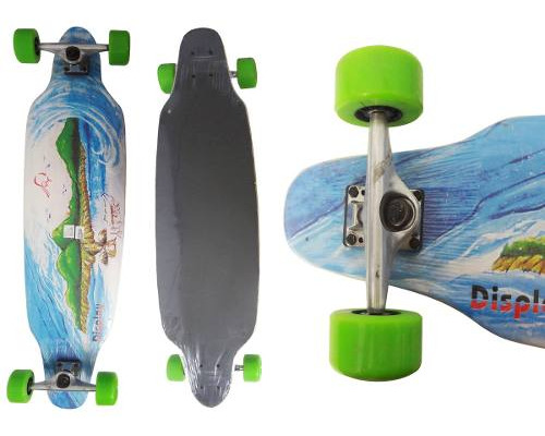 Skate Long Board Rodas Completo Radical Surf Rolamento Shape