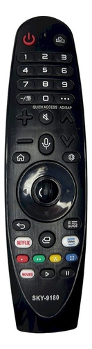 Controle Remoto Tv Smart Magic Universal Comando De Voz