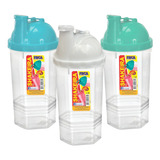 Kit 20 Coqueteleira Shakeira Plástica 650ml Promoção Atacado