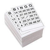 60 Piezas De Tarjetas De Juego Bingo 1 En 60 Hojas