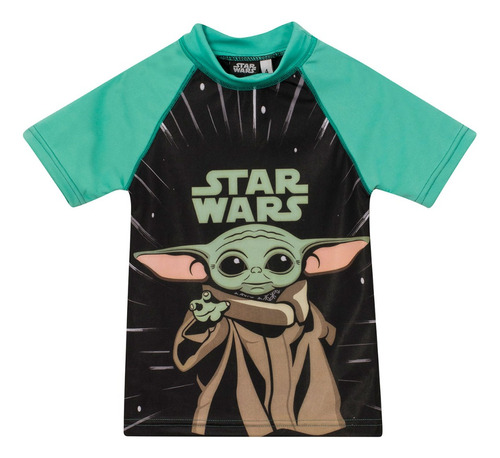 Remera Uv Star Wars Yoda Original Protección Solar Agua