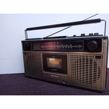 Radiograbadora Vintage Sanyo M9909 Para Decoración 