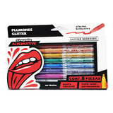 8 Plumones Glitter Alternative Crayola Punta Fina