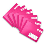 Cuadernos Cosidos Italiano Ferrini Libreta 100h Raya 6 Pack Color Rosa