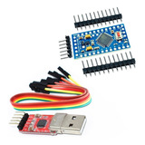 Arduino Pro Mini 5v 16mhz Atmega328 + Programador Usb A Ttl 